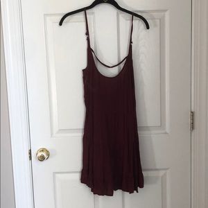 Maroon dress Brandy Melville ❣️